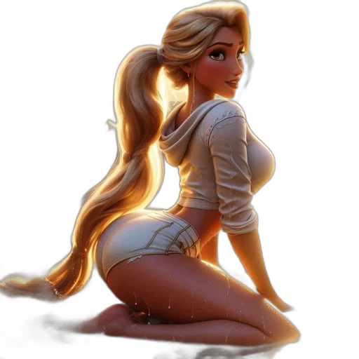 dress, fantasy art, concept art, 3d render transparent PNG cut-out