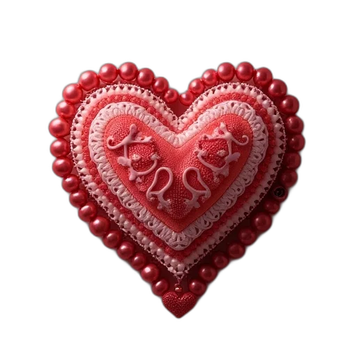 jewelry, 3d render, photorealistic, red transparent PNG cut-out