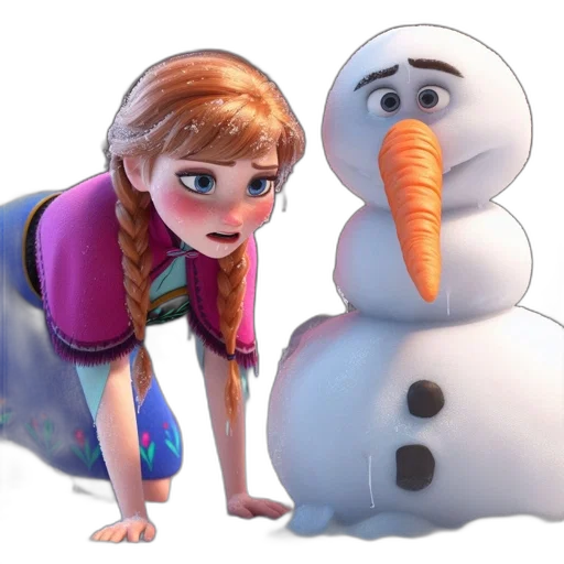 3d render, concept art, photorealistic, snow transparent PNG cut-out
