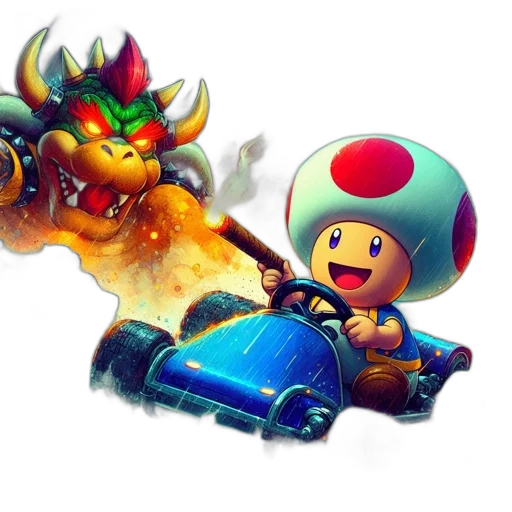 dragon, car, concept art, pixel art transparent PNG cut-out