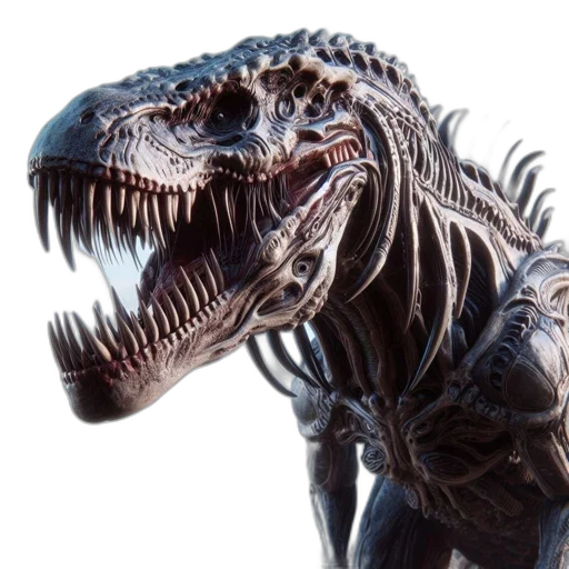creature, animal, dragon, 3d render transparent PNG cut-out