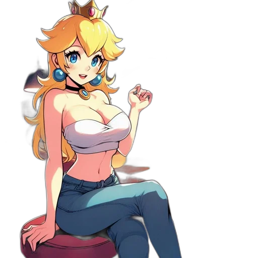 crown, dress, staff, concept art transparent PNG cut-out