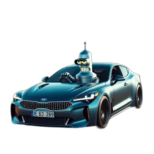 car, robot, animal, concept art transparent PNG cut-out