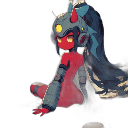 robot, weapon, mask, creature transparent PNG cut-out