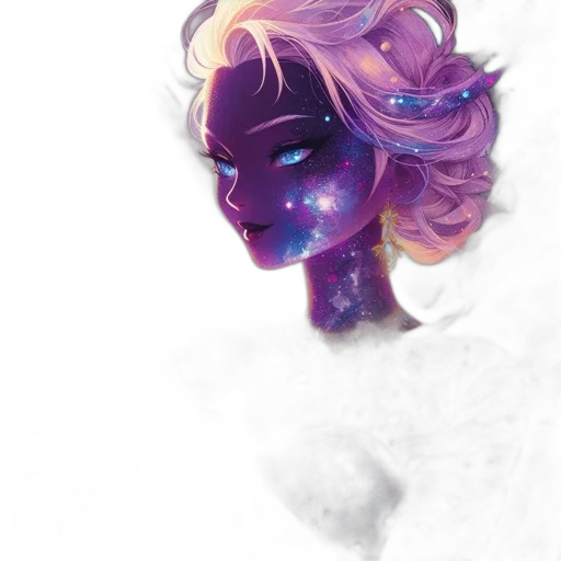 dragon, hair, mask, creature transparent PNG cut-out