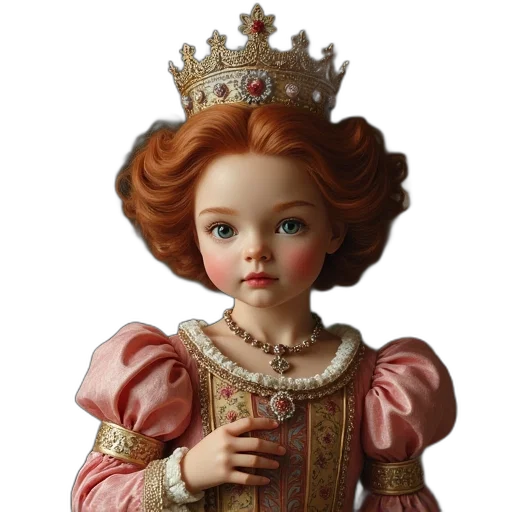crown, jewelry, photorealistic, oil painting transparent PNG cut-out