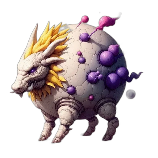 dragon, creature, animal, staff transparent PNG cut-out