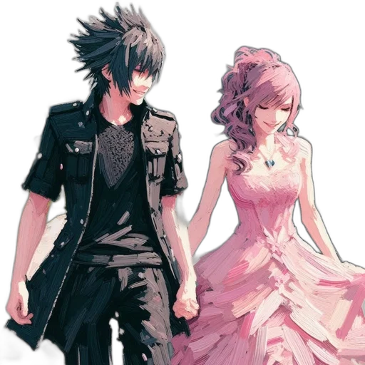dress, anime, concept art, pixel art transparent PNG cut-out