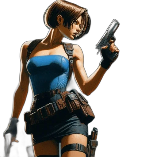 weapon, concept art, comic book art, cyberpunk transparent PNG cut-out