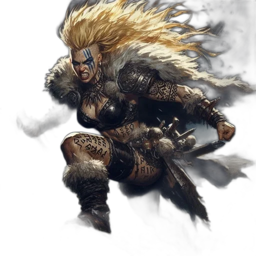 hair, dragon, sword, weapon transparent PNG cut-out