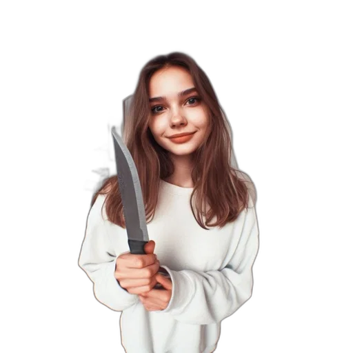 weapon, staff, sword, face transparent PNG cut-out