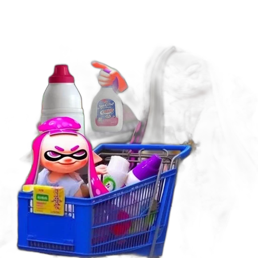 mask, weapon, hair, bottle transparent PNG cut-out