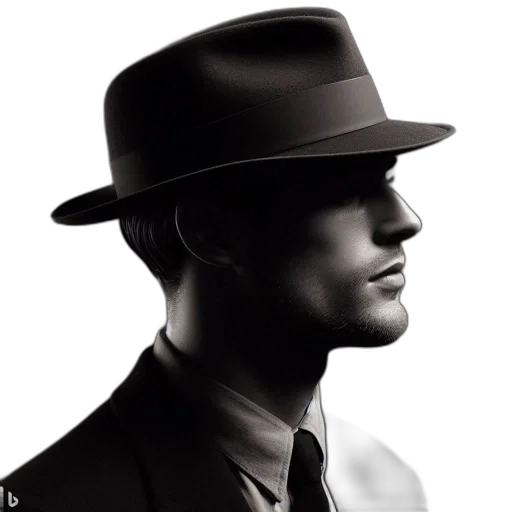 hat, face, staff, jacket transparent PNG cut-out