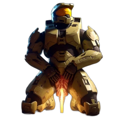 robot, weapon, concept art, pixel art transparent PNG cut-out