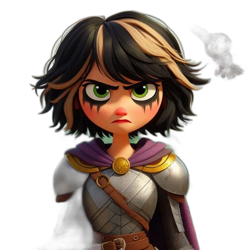 staff, face, weapon, fantasy art transparent PNG cut-out