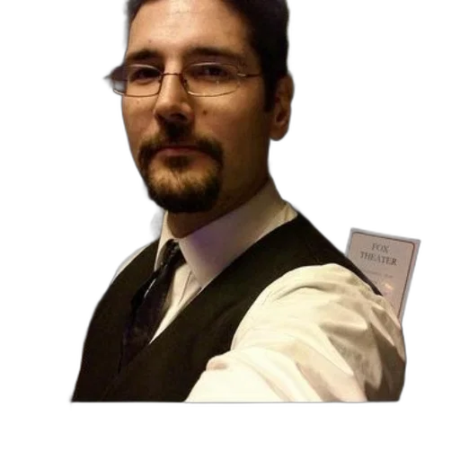 staff, face, jacket, robot transparent PNG cut-out