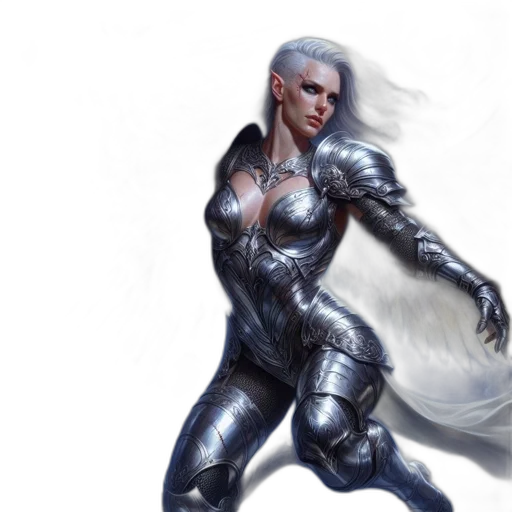 concept art, fantasy art, comic book art, photorealistic transparent PNG cut-out