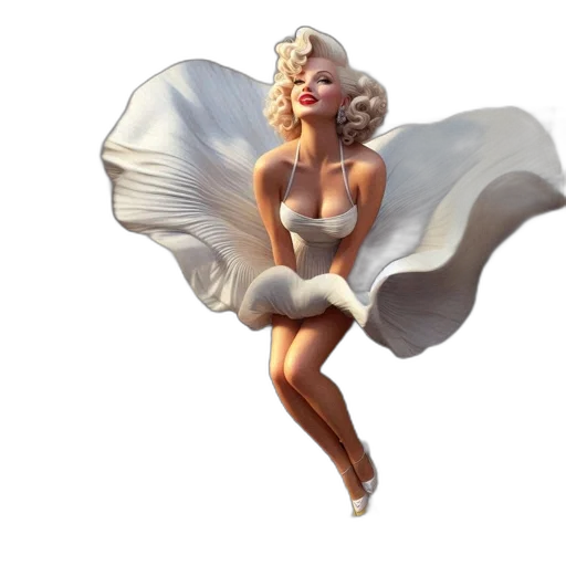 dress, umbrella, concept art, fantasy art transparent PNG cut-out
