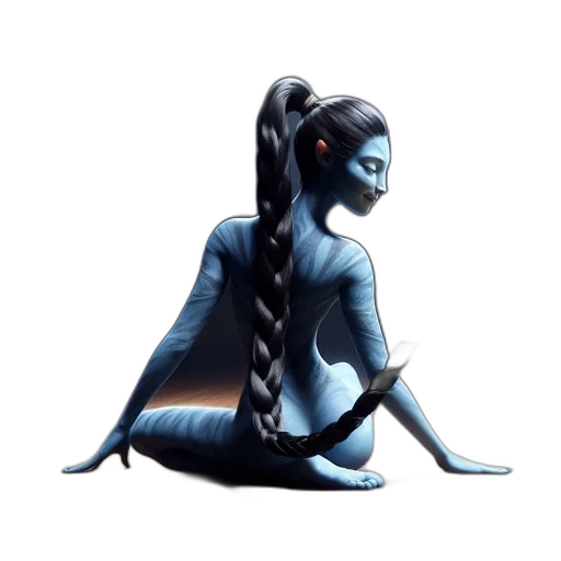 creature, hair, dress, jewelry transparent PNG cut-out