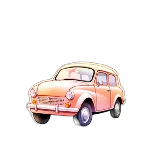 car, robot, 3d render, photorealistic transparent PNG cut-out