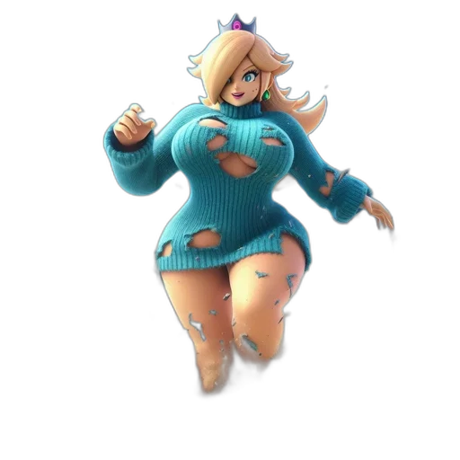 dress, jacket, staff, weapon transparent PNG cut-out