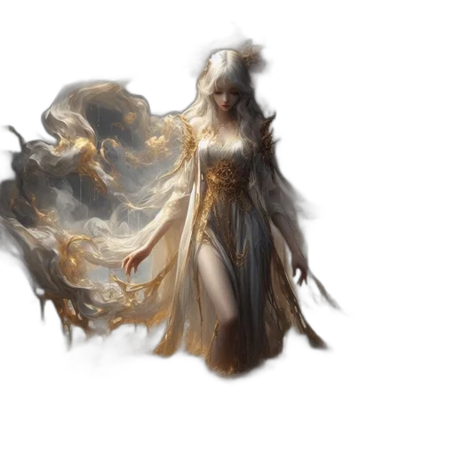 dress, dragon, concept art, fantasy art transparent PNG cut-out