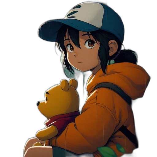 hat, jacket, face, animal transparent PNG cut-out