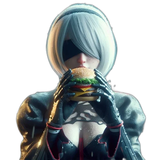 jacket, food, face, robot transparent PNG cut-out