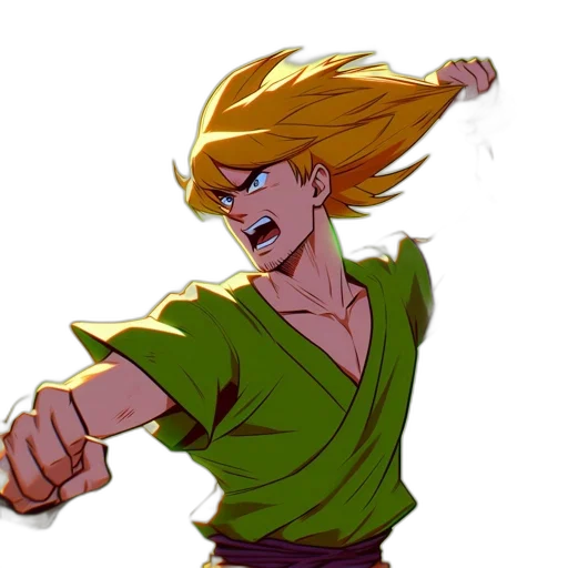 staff, hair, sword, concept art transparent PNG cut-out