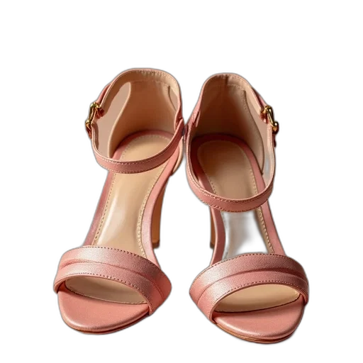 shoes, 3d render, girls, sandals transparent PNG cut-out