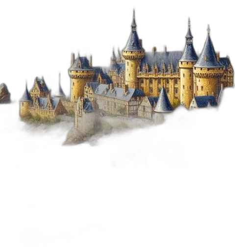 concept art, fantasy art, pixel art, watercolor transparent PNG cut-out