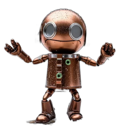 robot, jacket, 3d render, concept art transparent PNG cut-out