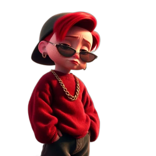 jacket, jewelry, hat, staff transparent PNG cut-out