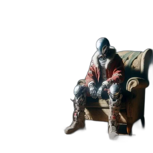 jacket, furniture, mask, robot transparent PNG cut-out