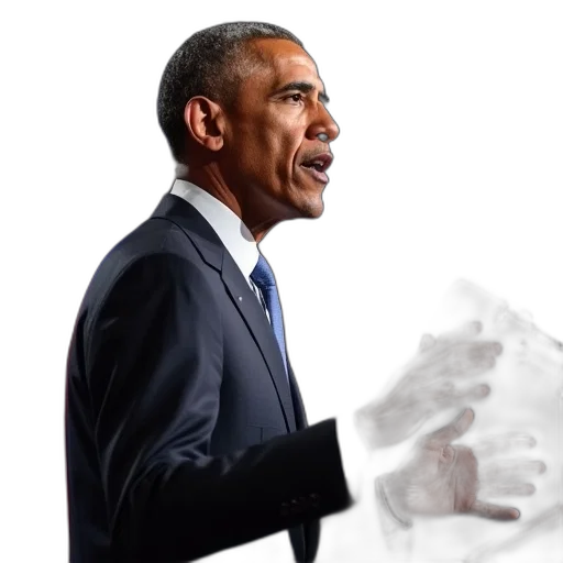 weapon, mask, photorealistic, president transparent PNG cut-out