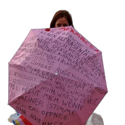 umbrella, jacket, dress, staff transparent PNG cut-out