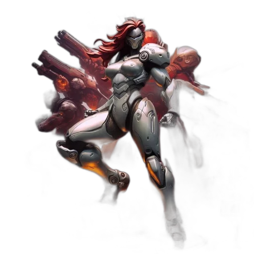 robot, weapon, creature, concept art transparent PNG cut-out