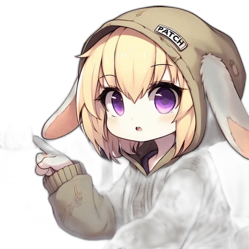 weapon, hat, staff, creature transparent PNG cut-out
