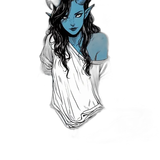 dress, face, jewelry, fantasy art transparent PNG cut-out