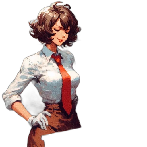 staff, dress, jacket, concept art transparent PNG cut-out
