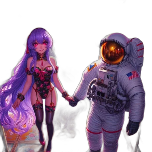 robot, dress, concept art, fantasy art transparent PNG cut-out