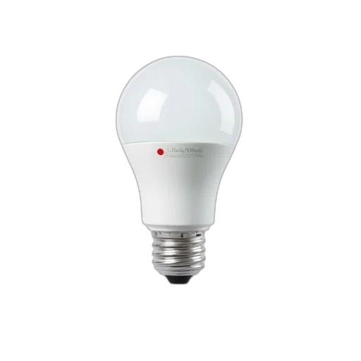 3d render, white, light, bulb transparent PNG cut-out
