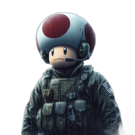 weapon, robot, mask, hat transparent PNG cut-out