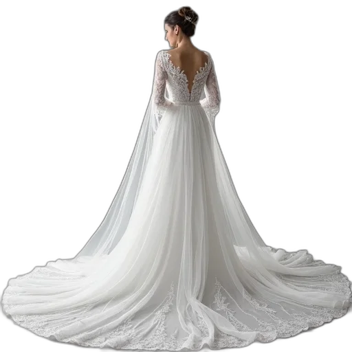 dress, crown, photorealistic, 3d render transparent PNG cut-out