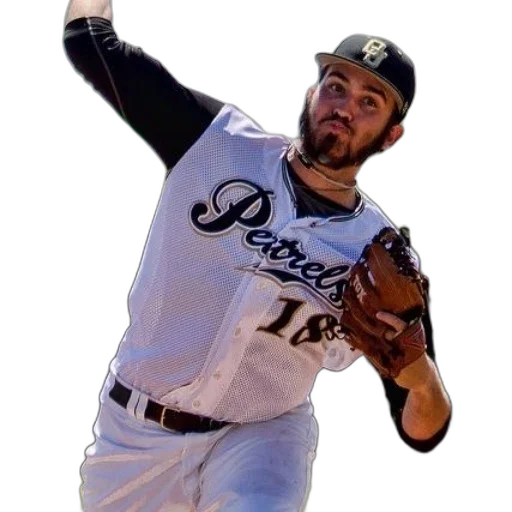 baseball, player, wearing, white transparent PNG cut-out