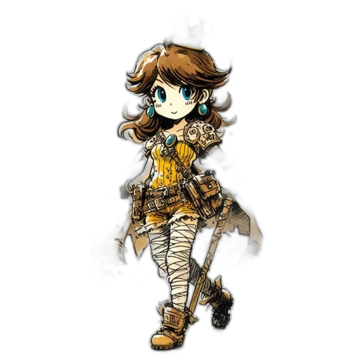 dress, staff, weapon, jacket transparent PNG cut-out