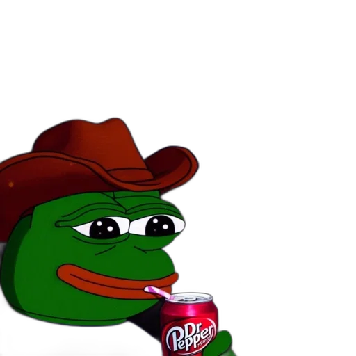 hat, food, cartoon, frog transparent PNG cut-out