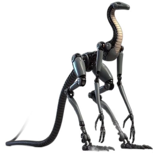 creature, dragon, animal, robot transparent PNG cut-out