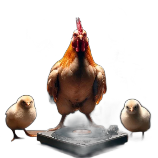 animal, food, concept art, 3d render transparent PNG cut-out