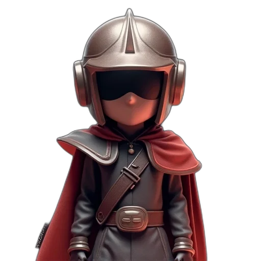 mask, robot, 3d render, concept art transparent PNG cut-out